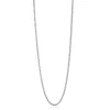 Clearance Zinzi 60 cm zilveren jasseron ketting ZILC-J60