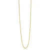 Zinzi 42cm gold plated zilveren anker ketting ZILC-A42G
