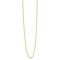 Zinzi 42cm gold plated zilveren anker ketting ZILC-A42G