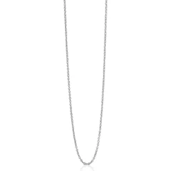 Discount Zinzi 80cm zilveren anker ketting ZILC-A80