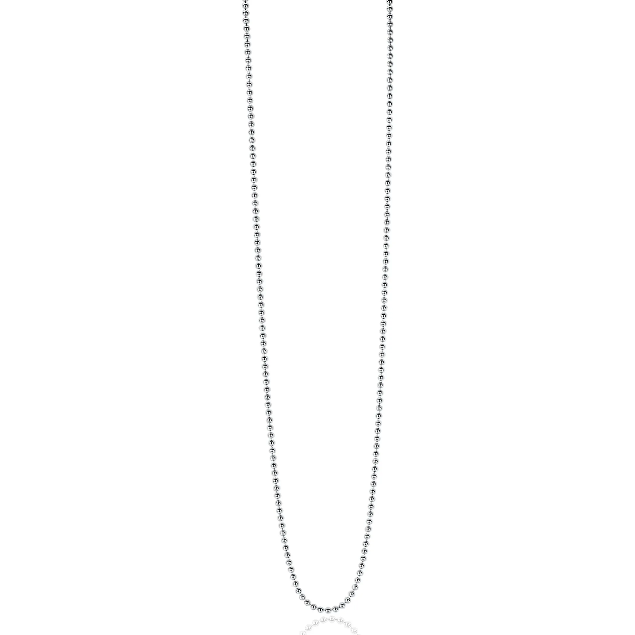 Sale Zinzi 60cm zilveren bolletjes ketting ZILC-B60