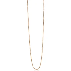 Discount Zinzi 90cm zilveren bolletjes ketting rosé verguld ZILC-B90R