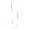 Zinzi 45cm zilveren bolletjes ketting rosé verguld ZILC-B45R
