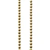 Hot Zinzi 45cm zilveren collier geel verguld bol 2mm ZI45BOLG