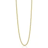 New Zinzi 42cm zilveren gourmet ketting gold plated. ZILC-G42G