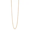 Clearance Zinzi 45cm zilveren jasseron ketting rosé verguld ZILC-J45R