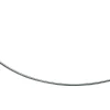 New Zinzi 43cm zilveren omega collier 1mm breed ZIOM1-43