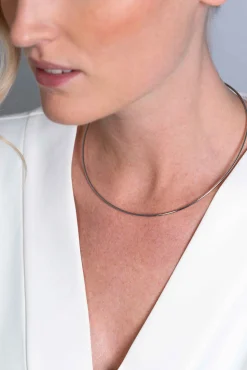 Best Zinzi 43cm zilveren omega collier 1,5mm breed ZIOM15-43