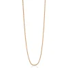 Discount Zinzi 42cm zilveren palmier ketting rosé verguld ZILC-P42R