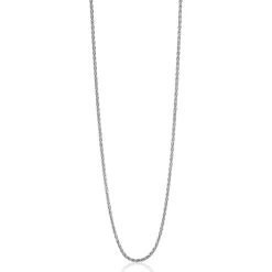Best Zinzi 45cm zilveren palmier ketting ZILC-P45