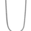 Discount Zinzi 42cm zilveren slangen collier 1,5mm breed ZISL15-42