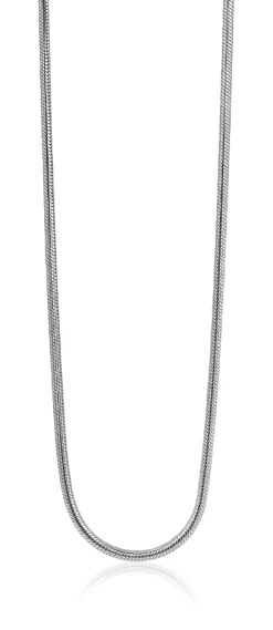 Clearance Zinzi 45cm zilveren slangen collier 1,5mm breed ZISL15-45
