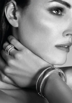 Zinzi Mart Visser by zilveren ring glad wit breed 12mm MVR14