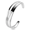 Zinzi Mart Visser by zilveren multi-look klem armband 16mm, organisch gevormd MVA25