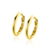 Discount Zinzi 14,5mm Gold 14 krt gouden oorringen 14,5mm met smalle ronde buis 1,9mm. Met luxe klapsluiting ZGO434