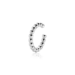 Best Zinzi 14mm zilveren ear cuff bolletjes per stuk geprijsd ZIO-CUFF2