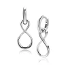 Outlet Zinzi 20mm zilveren oorbedels infinity ZICH2717 (zonder oorringen)