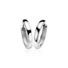 New Zinzi 20mm zilveren oorringen 3mm glad met luxe klapsluiting ZIO190