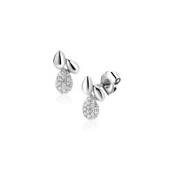 Discount Zinzi 12mm zilveren oorstekers 3 druppelvormen ZIO2746