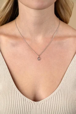 Zinzi 9mm zilveren Tweelingen sterrenbeeldhanger bezet met witte zirconia ZIH-TWE (zonder collier)