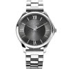 Clearance Zinzi Classy Mini horloge 30mm grijze wijzerplaat stalen kast en band ziw1224