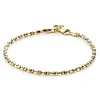 Best Zinzi geelgoud verguld zilveren fantasie armband 17-19cm ZIA1129G