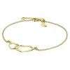 Zinzi Gold 14 karaat gouden jasseron armband open harten 18-20cm ZGA114