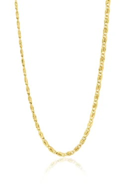 Online Zinzi Gold 14 karaat gouden fantasie schakel-collier 1,6mm breed en lengte 45cm ZGC295