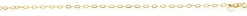 Clearance Zinzi Gold 14 karaat gouden armband met ovale schakels 2,2mm breed ZGA291