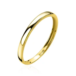 Clearance Zinzi Gold 14 karaat gouden aanschuifring glad ZGR146