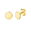 Best Zinzi Gold 14 karaat gouden oorknoppen glad rond 6mm ZGO215