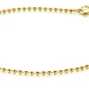 New Zinzi Gold 14 karaat gouden bolletjes armband 1,3mm breed ZGA292