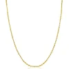 Best Zinzi Gold 14 karaat gouden massieve ketting met bewerkte gedraaide staafjes en fijne jasseron schakels 2mm breed 41-43cm ZGC500