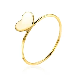 Best Zinzi Gold 14 karaat gouden ring hartje ZGR214