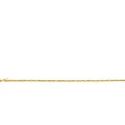 Discount Zinzi Gold 14 krt gouden armband met stoere rechthoekige staafjes (2mm breed) met vierkante buis 18cm ZGA452