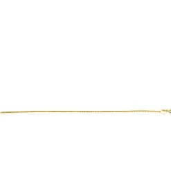 Best Zinzi Gold 14 krt gouden palmier armband 1,5mm breed, lengte 18,5cm ZGA307