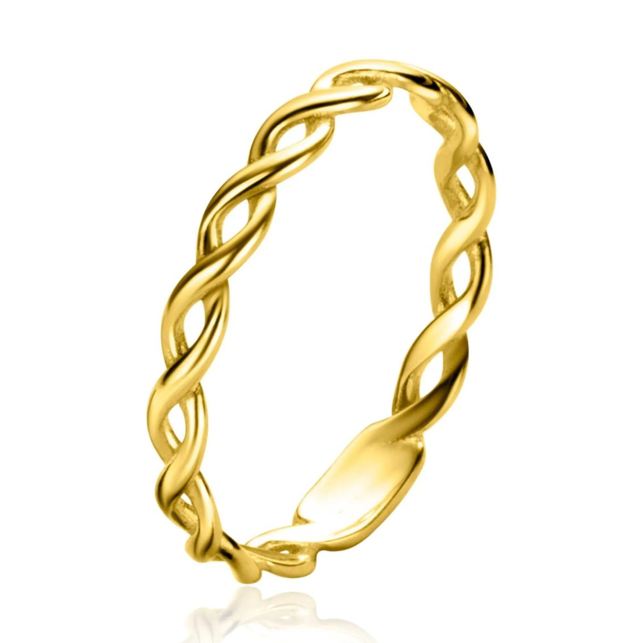 Sale Zinzi Gold 14 krt gouden ring Infinity 2,5mm breed ZGR367