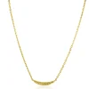 Sale Zinzi gold plated zilveren schakelkettinkje met grote veer. De veer staat symbool voor je vleugels uitslaan en vrijheid. 40-45cm ZIC2644G