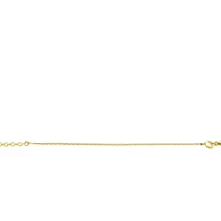Clearance Zinzi gold plated zilveren scroll schakel armband (1,6mm breed) waarbij de schakels een dubbele krul/kronkeling maken 17-20cm ZIA2479G