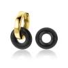 Sale Zinzi oorbedels rond 12mm zwart onyx ZICH2274Z (zonder oorringen)