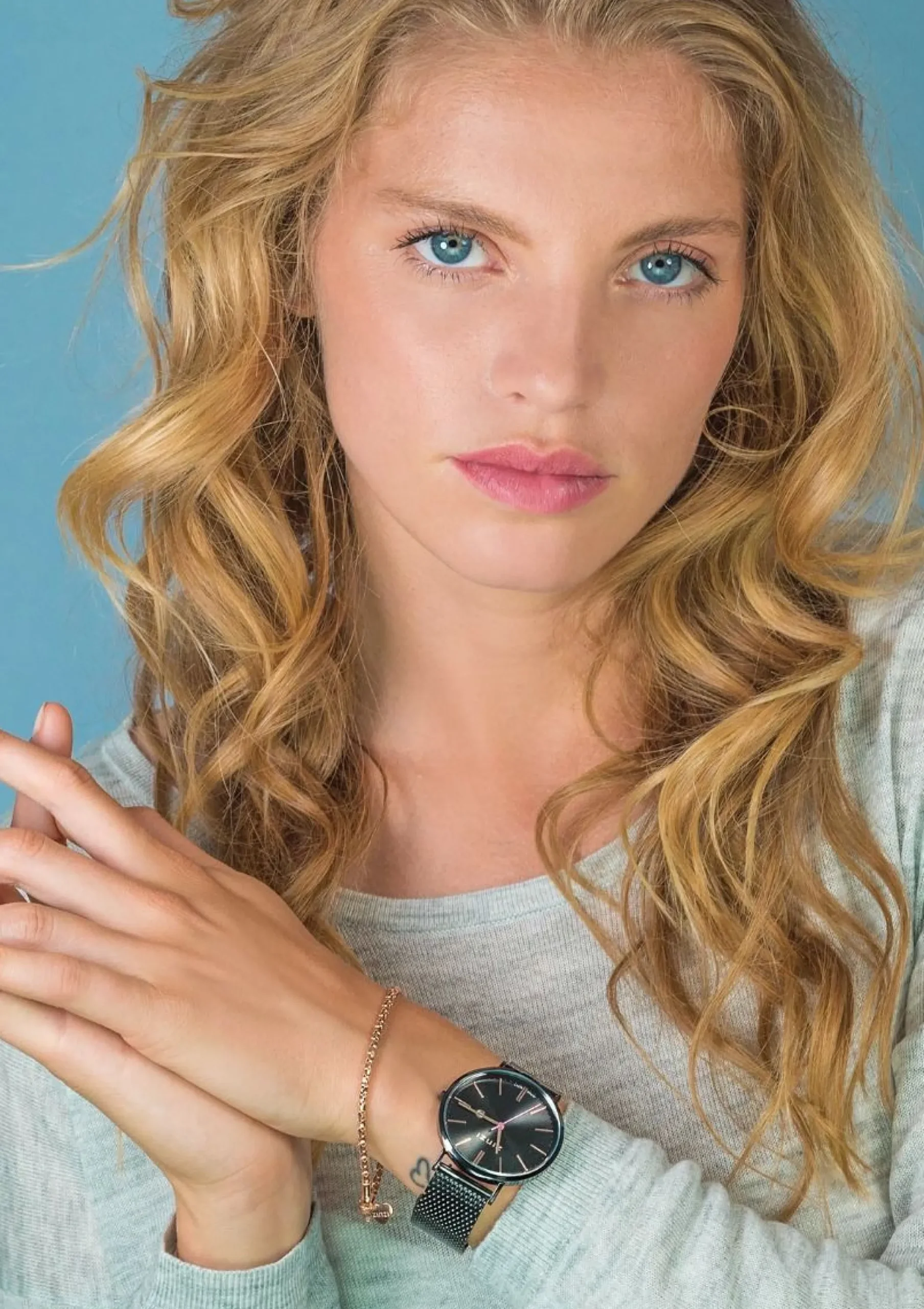 New Zinzi Retro horloge zwarte wijzerplaat en zwarte stalen kast zwarte stalen mesh band 38mm extra dun ZIW409M