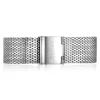 Hot Zinzi stalen mesh horlogeband zilvergekleurd 18mm RETBAND1