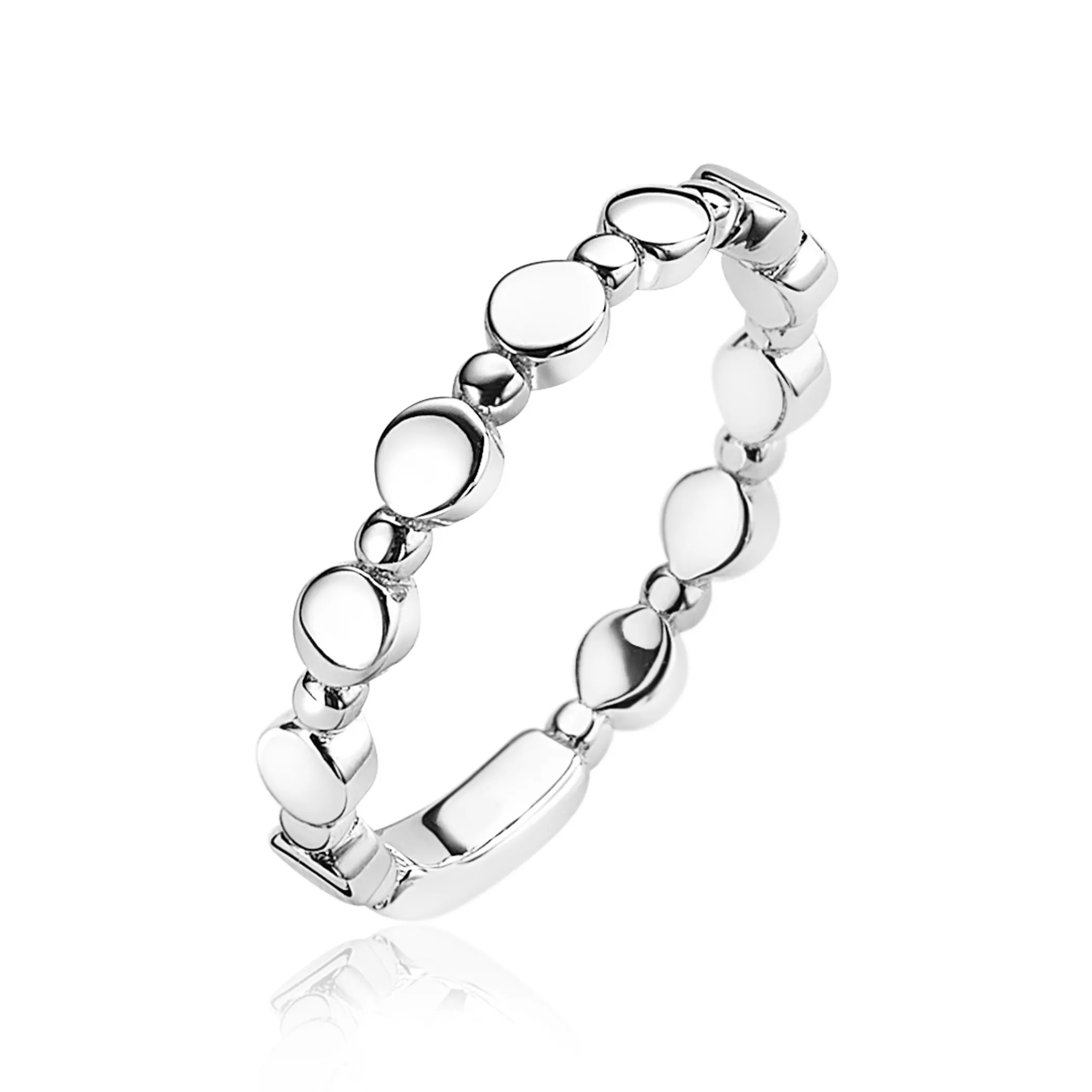 Sale Zinzi zilveren aanschuifring rond glad 3mm ZIR1667