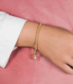 New Zinzi zilveren armband geel verguld 19cm ZIA1153G