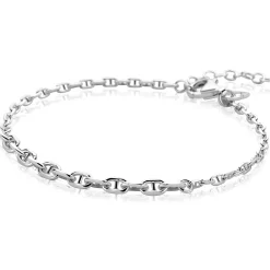 New Zinzi zilveren armband met aflopende marine-schakels (3,8mm breed) 17–20cm ZIA2762