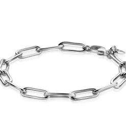 Discount Zinzi zilveren armband met 5,5mm brede paperclip schakel 19cm ZIA2286