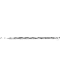 Clearance Zinzi zilveren armband met 8mm brede rolex-style schakel 16,5-20cm ZIA2289
