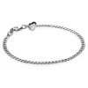 New Zinzi zilveren armband 3mm gourmet ZIA1418
