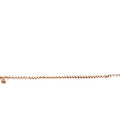 Best Zinzi zilveren armband rosé verguld hartjes 4,5mm breed ZIA1798R