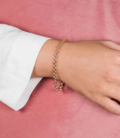 Online Zinzi zilveren armband rosé verguld 19cm ZIA1153R